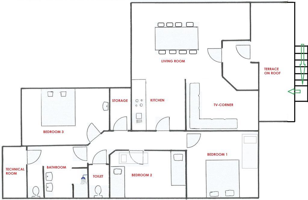 فيلا Vakantiewoning Klavertje لاير المظهر الخارجي الصورة
